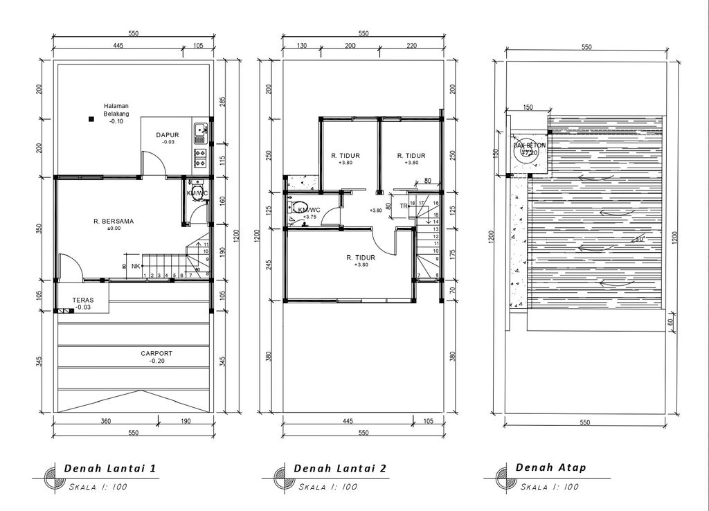 foto denah rumah tipe Compact - Minimalis 513 perumahan G-Land Padalarang Residence 3