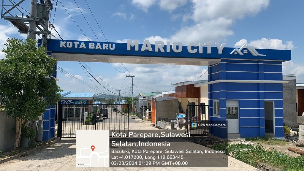 foto gerbang perumahan MARIO CITY TAHAP 2