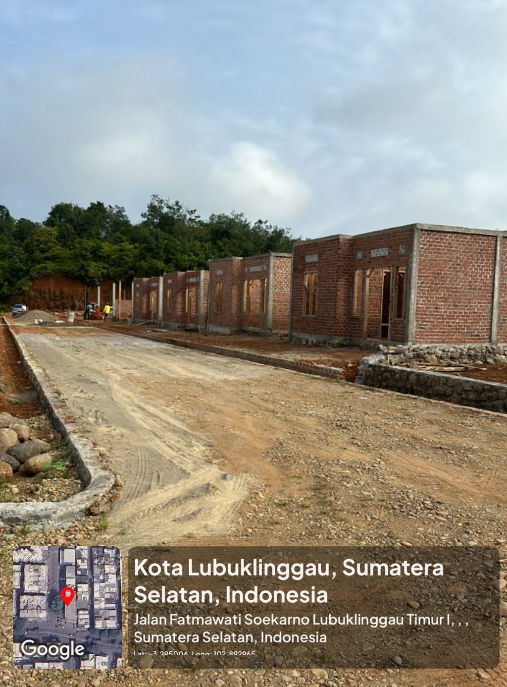 foto posisi tengah perumahan Griya Fatmawati