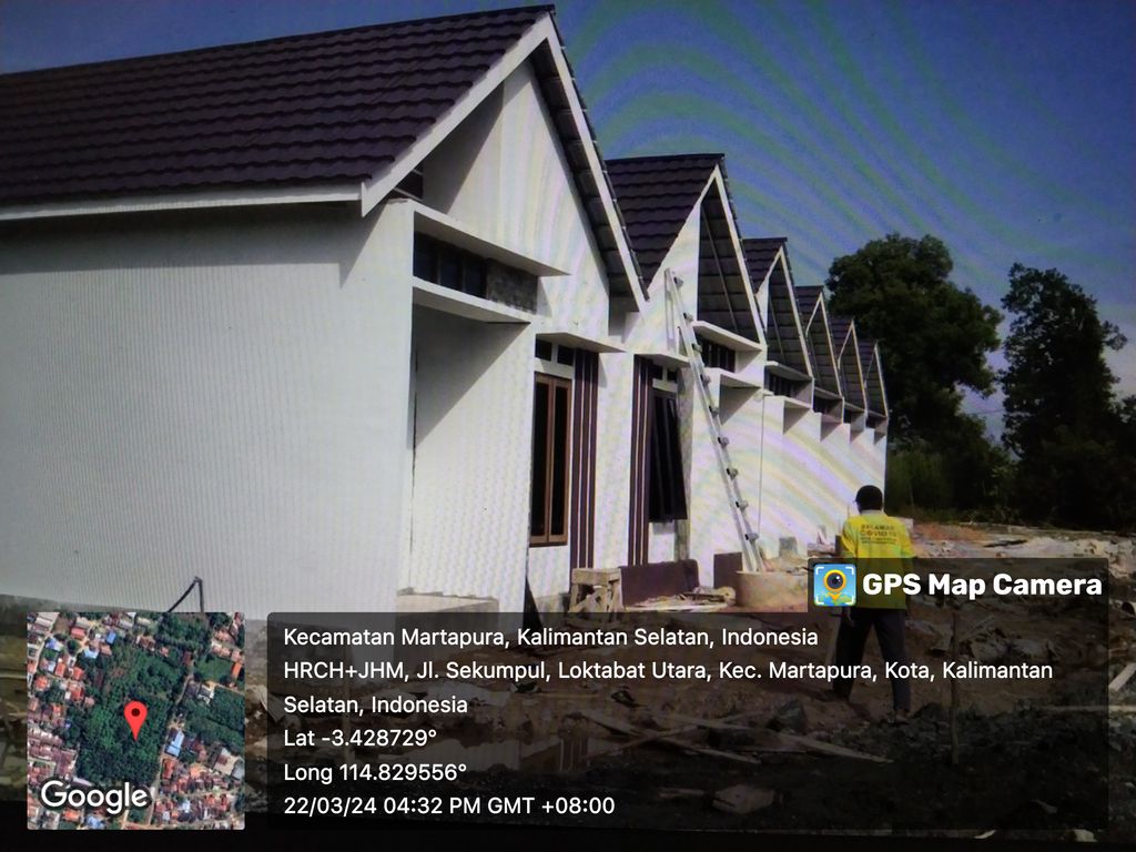 foto tampak rumah tipe BERLIAN PERMAI RESIDENCE (BPR) 15 perumahan BERLIAN PERMAI RESIDENCE 15