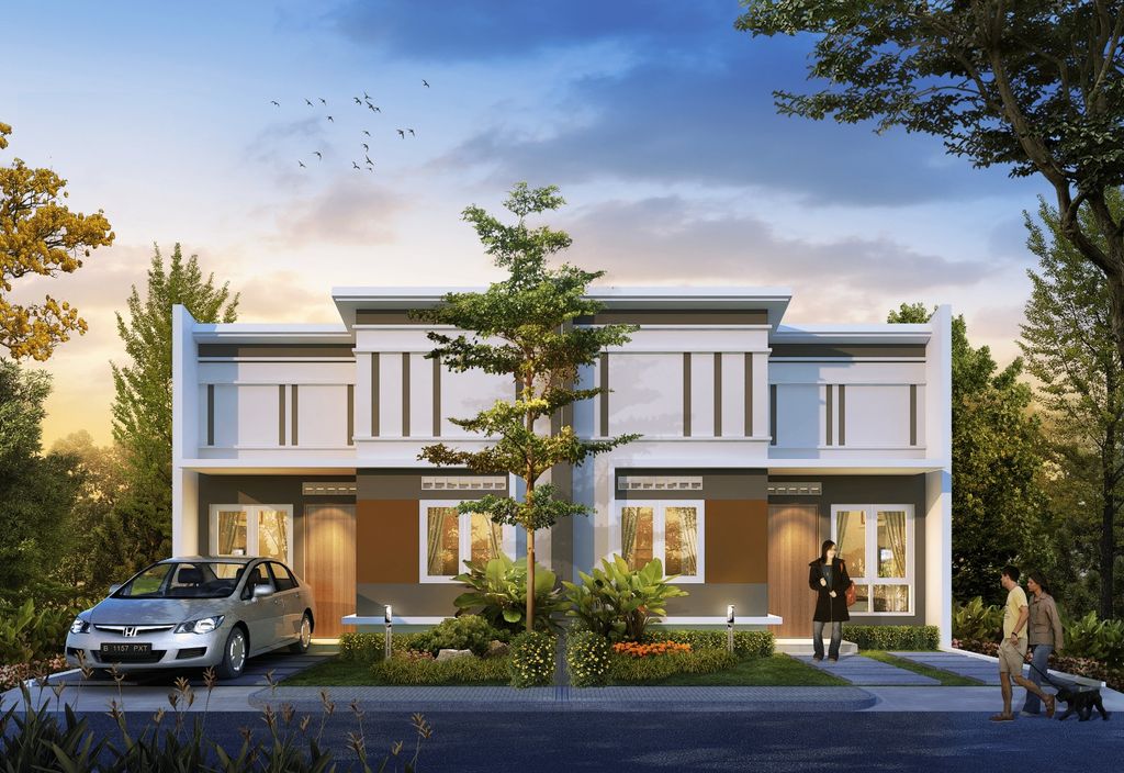 foto tampak rumah tipe 36/95 KLU 06/02 perumahan KOTA PODOMORO TENJO - KANA KALAMENTA