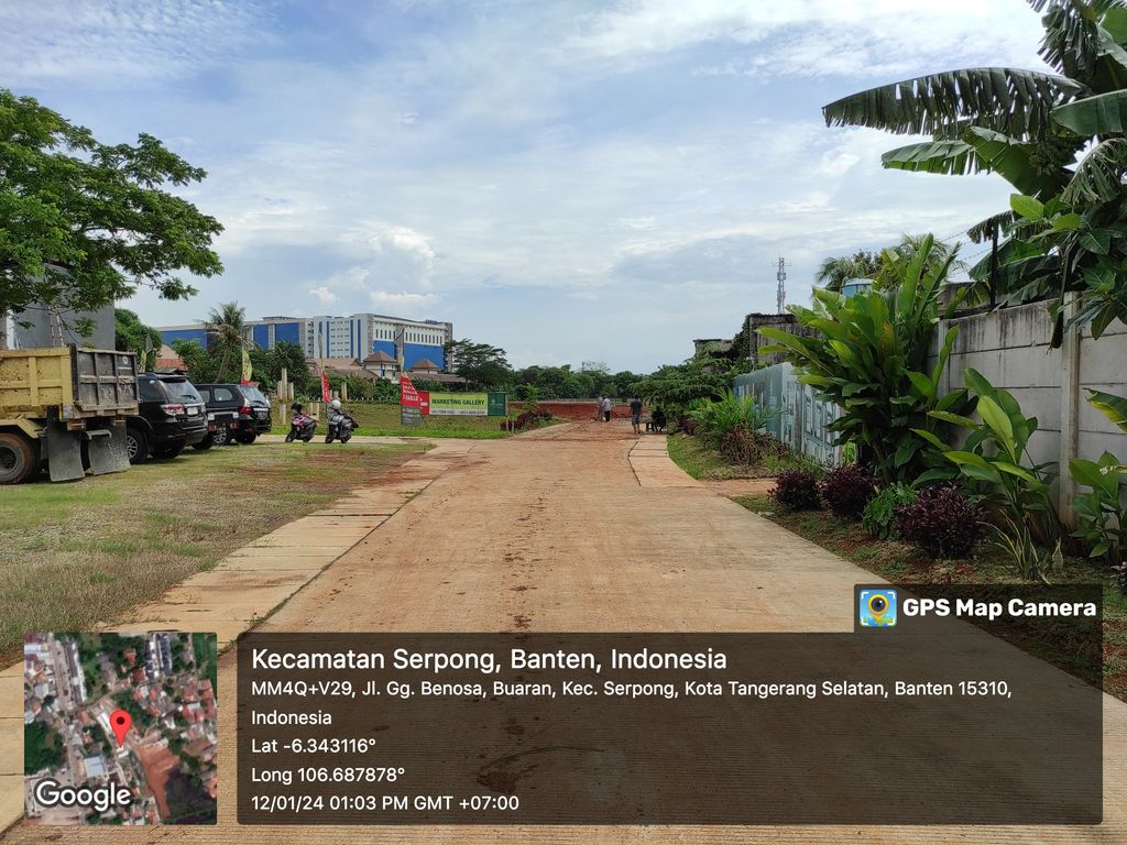 foto posisi tengah perumahan ASPENPARK SERPONG
