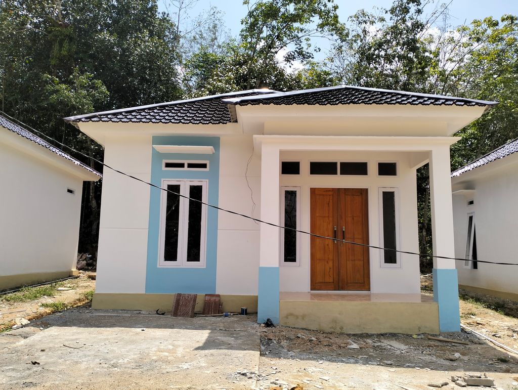 foto tampak rumah tipe 36 perumahan VILLA JERORA MAS