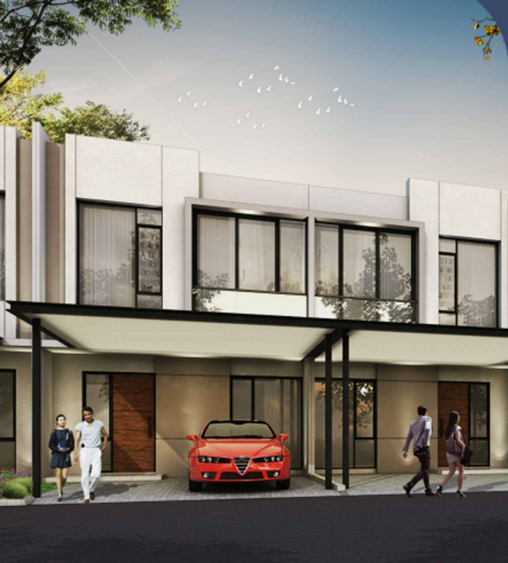 foto tampak rumah tipe FLORIDA GREY BADAN perumahan RUMAH MILENIAL