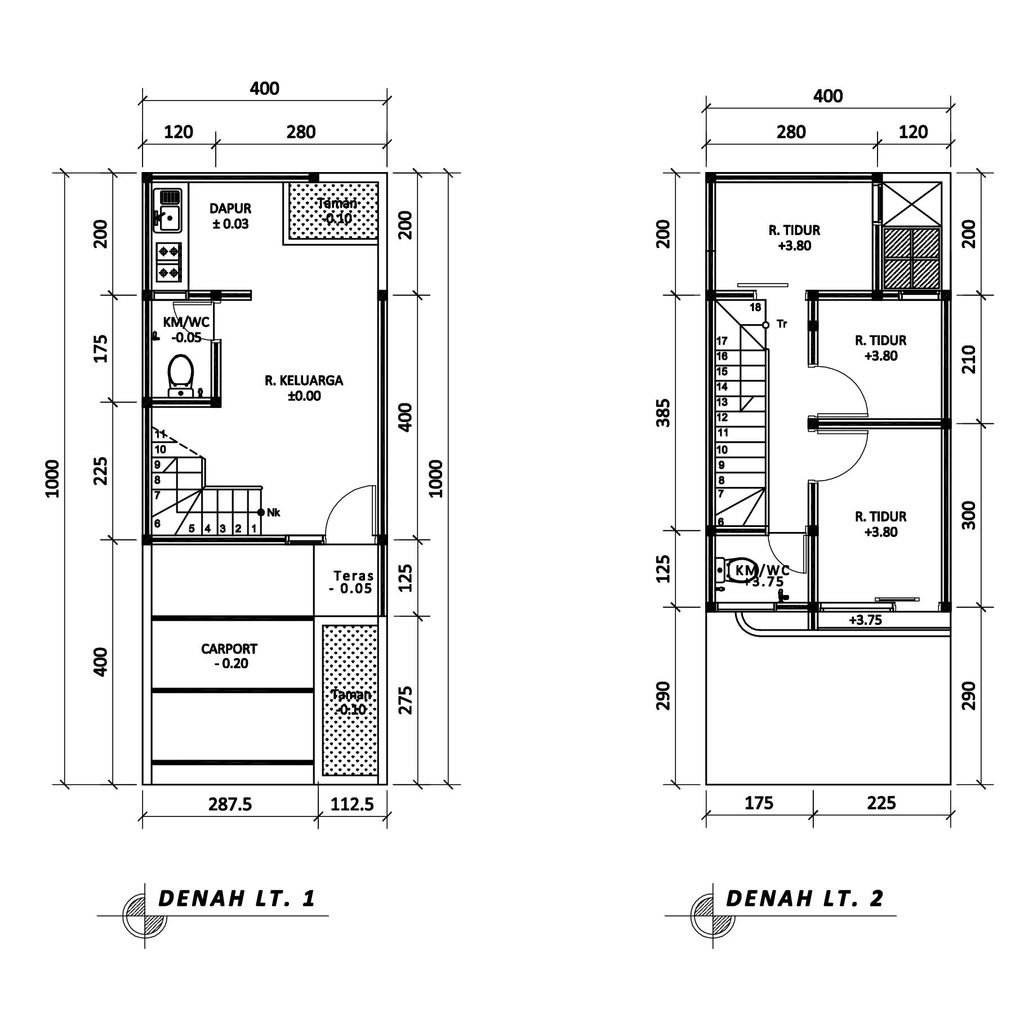 foto denah rumah tipe 47 Compact (467) perumahan G-Land Ciwastra Park 2