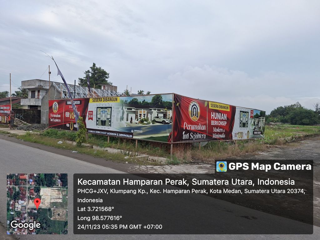 foto gerbang perumahan PERUMAHAN INTI SEJAHTERA