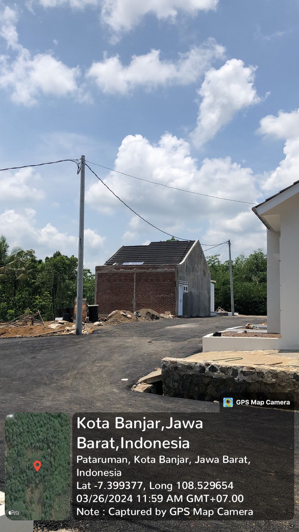 foto posisi tengah perumahan Margyna Regency Binangun 2