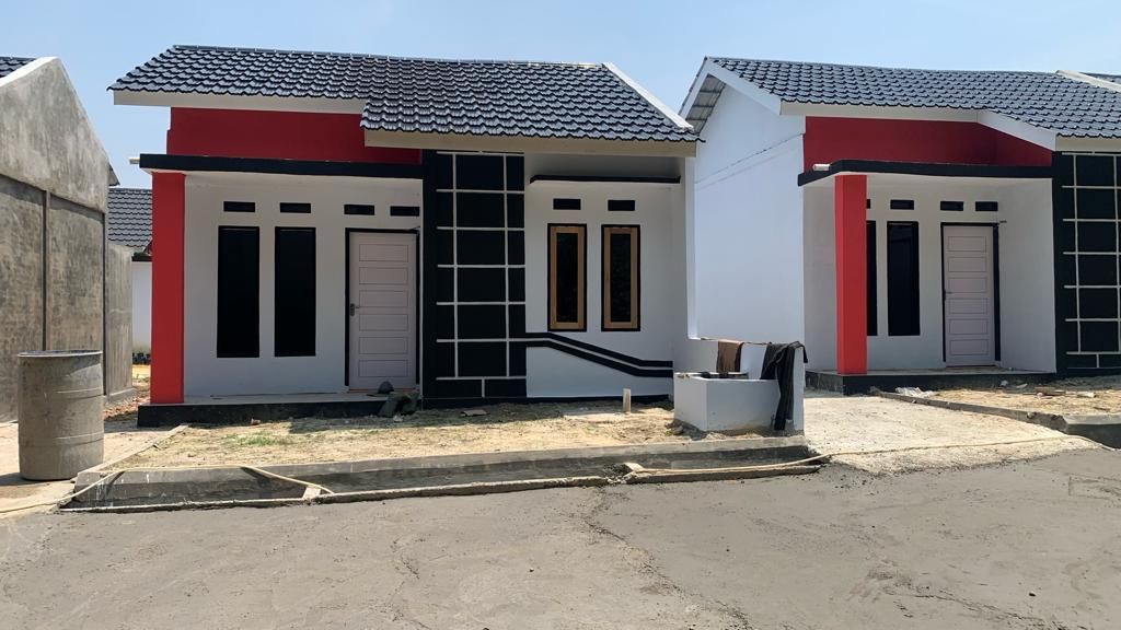 foto tampak rumah tipe 36 Plus perumahan Grand Setia Mulya I