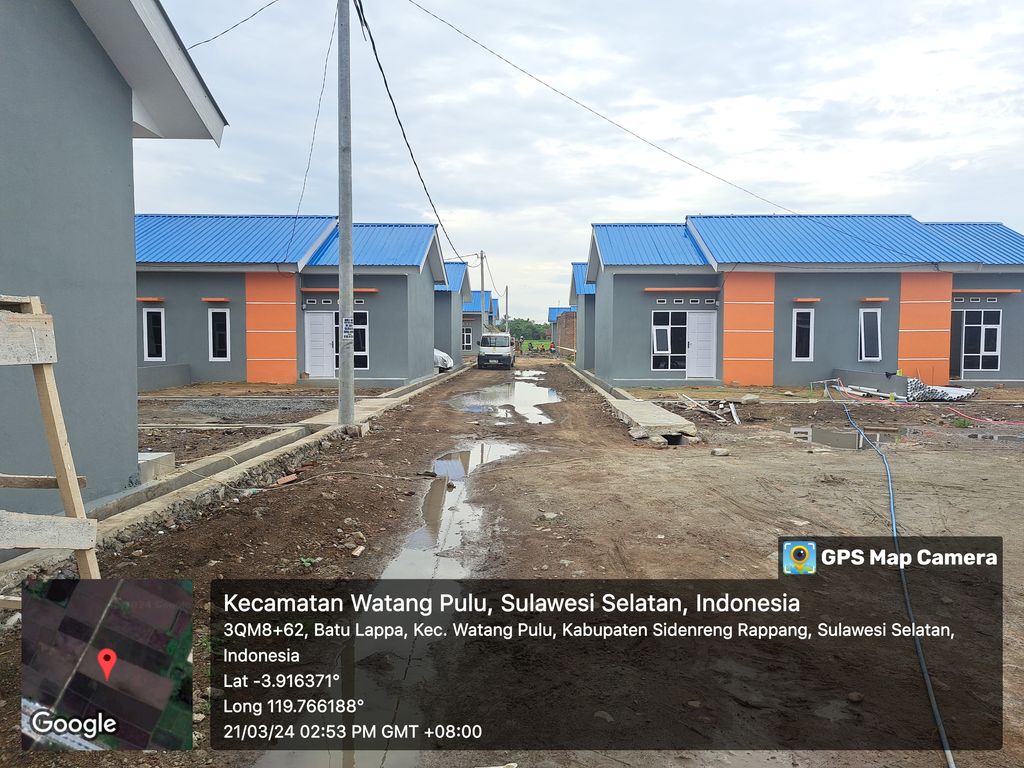 foto posisi tengah perumahan Adilah Residence