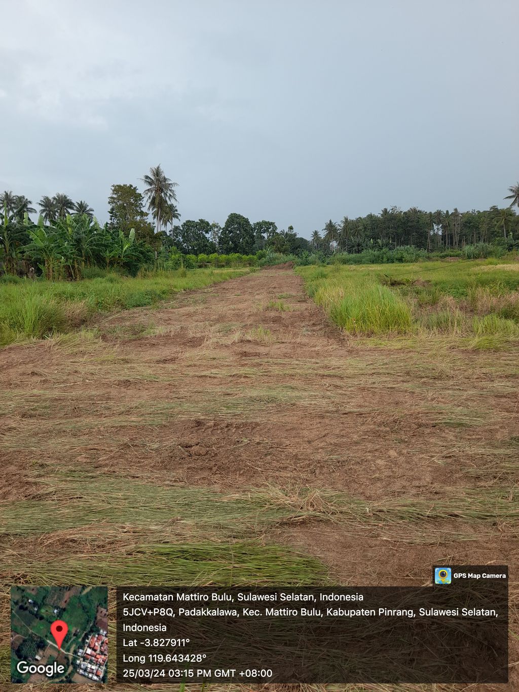 foto posisi tengah perumahan Sunrise City Pinrang