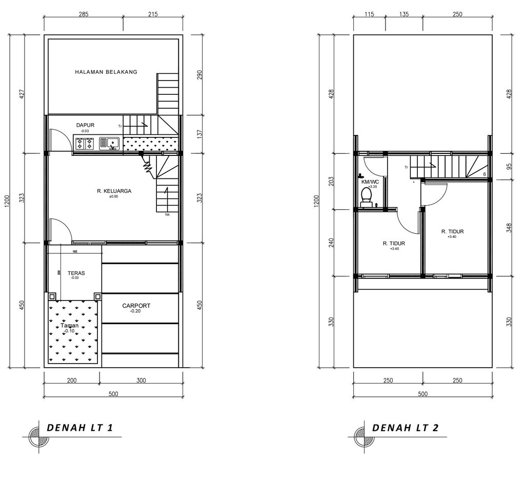 foto denah rumah tipe 41 Compact-Cozy Level (344) perumahan Bukit Sukanagara Resort