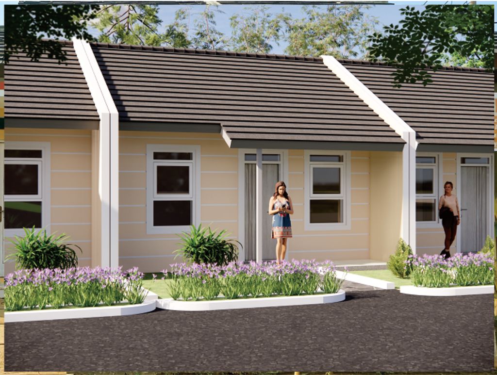 foto tampak rumah tipe 27/108 perumahan Perumahan Galaxy Prima Residence Tahap 2