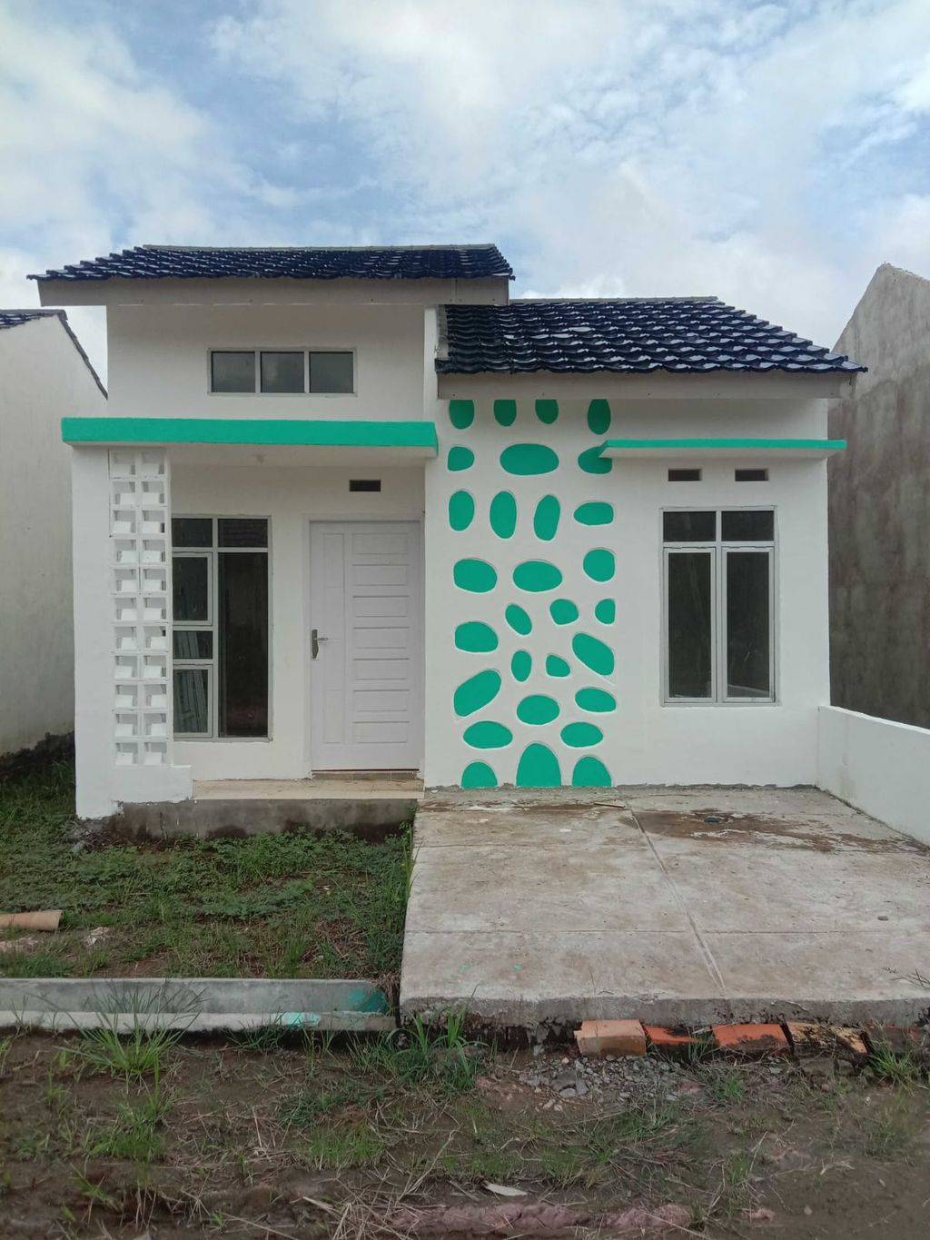 foto tampak rumah tipe RSH 36/84 Subsidi perumahan ALAM HIJAU 3