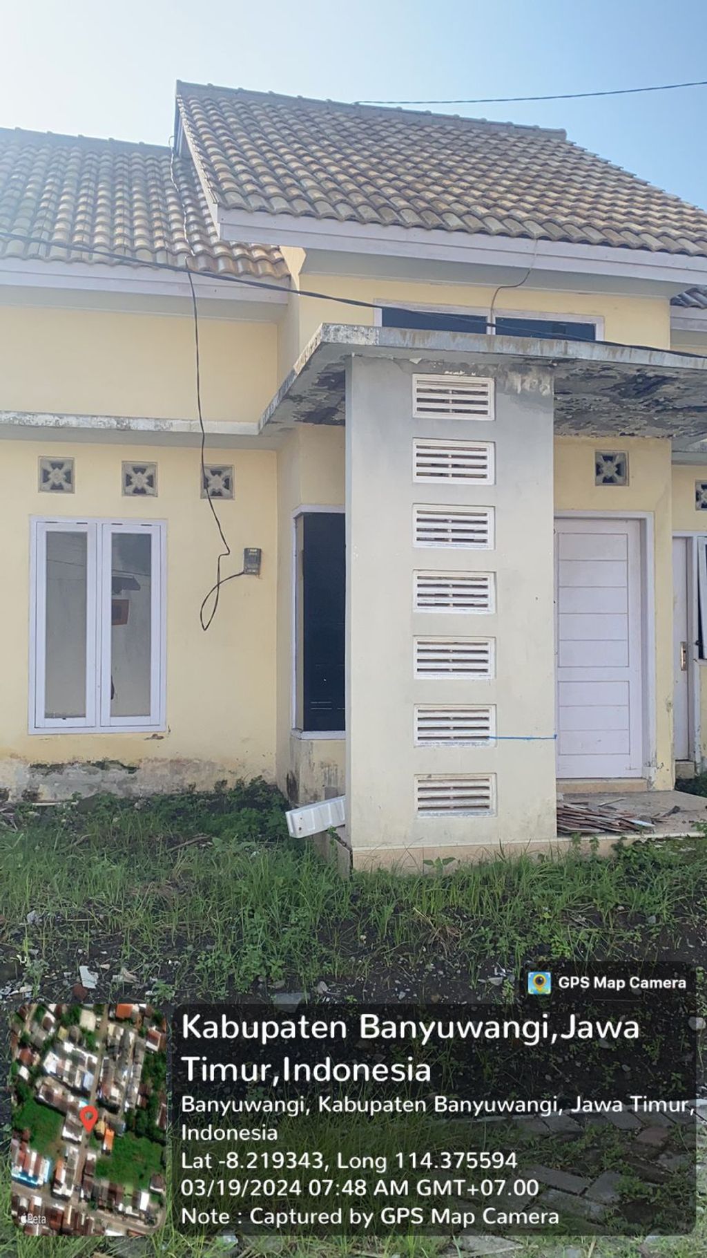 foto tampak rumah tipe 36 luas 81 perumahan Karangrejo Residence