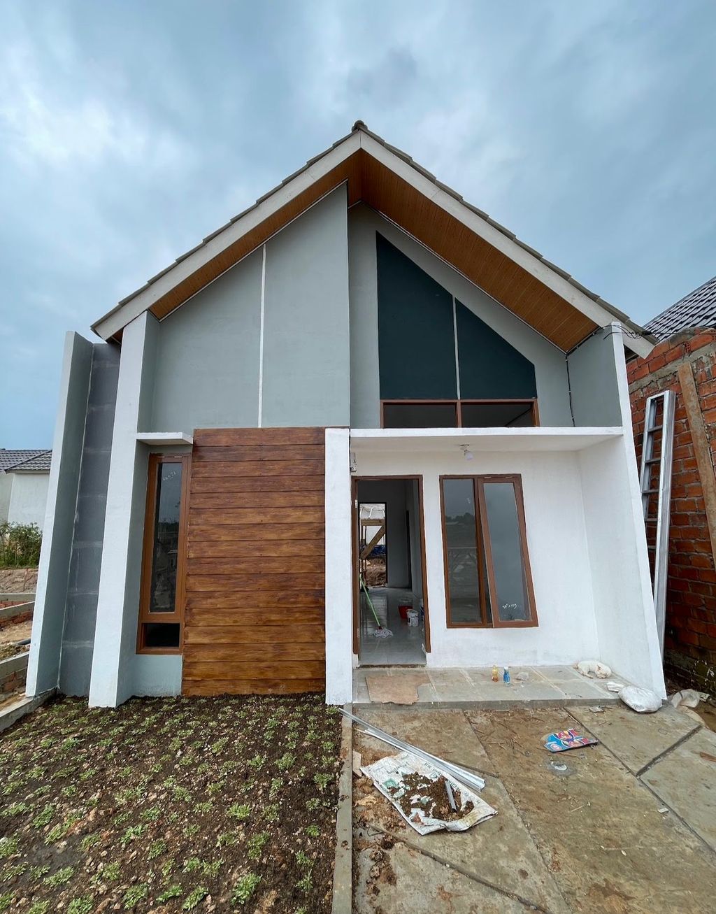 foto tampak rumah tipe 36 perumahan Perumahan DKU Cluster SS Premium