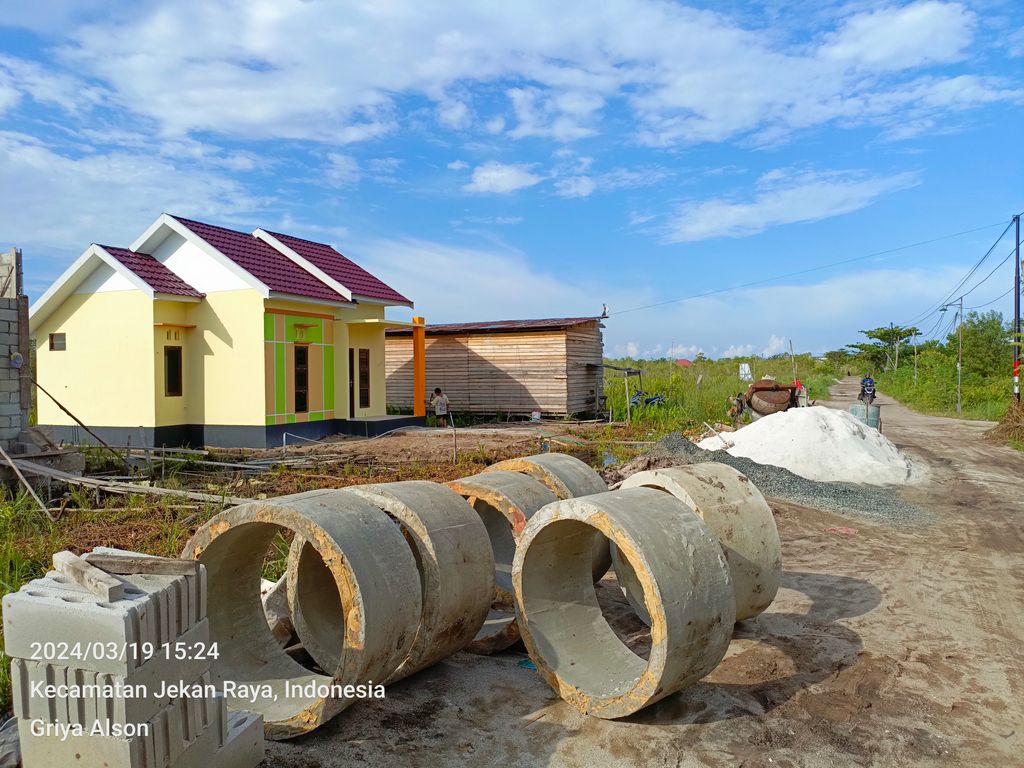 foto posisi tengah perumahan Griya Alson