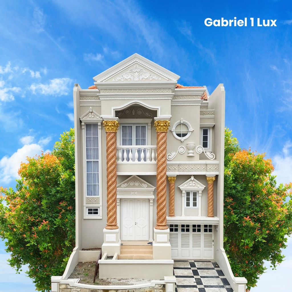 foto tampak rumah tipe GABRIEL 1 LUXURY perumahan Angel Residence