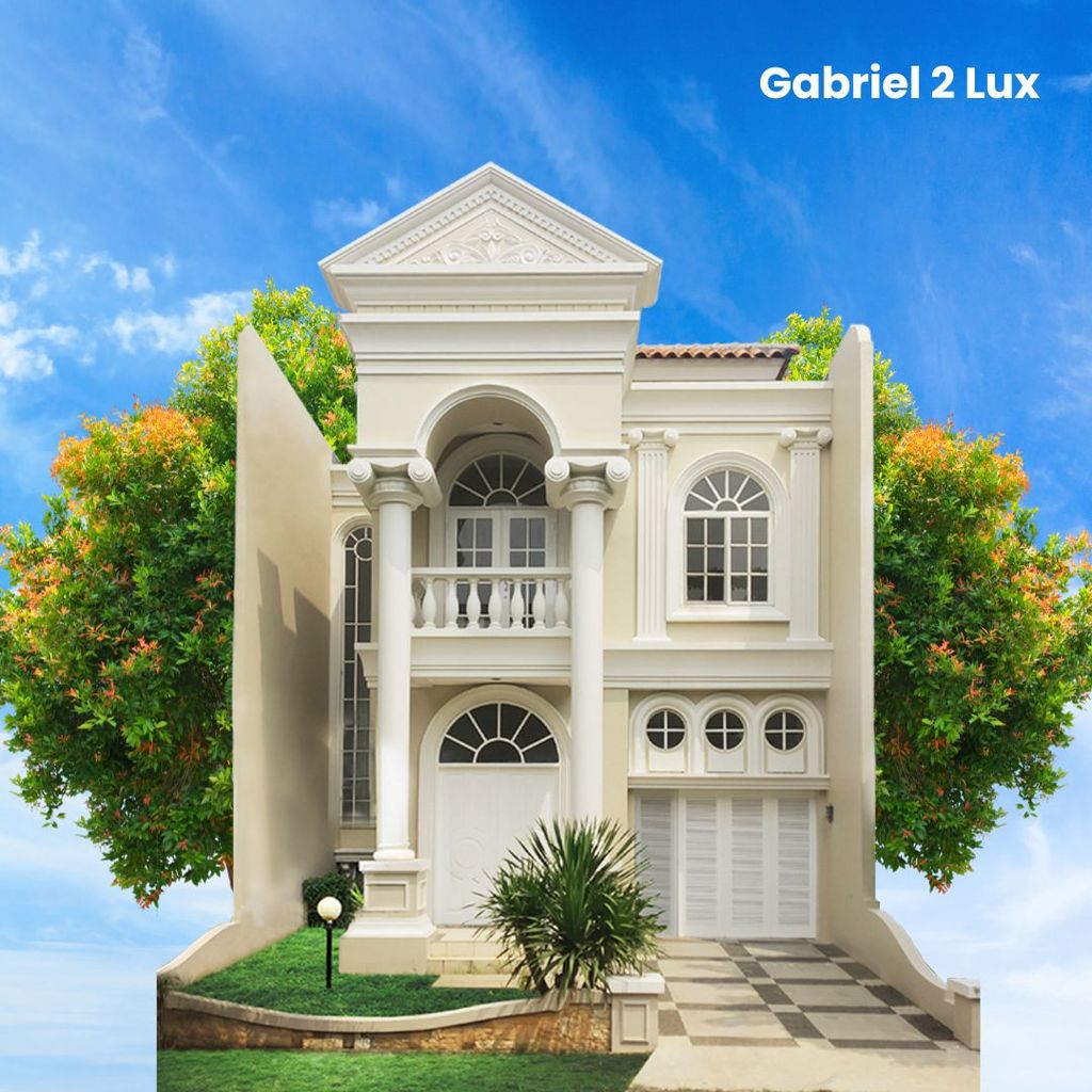 foto tampak rumah tipe GABRIEL 2 LUXURY perumahan Angel Residence