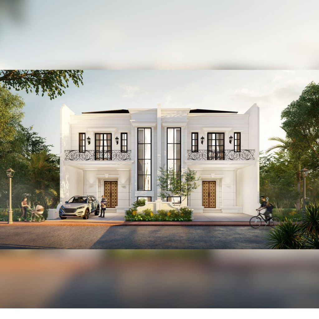foto tampak rumah tipe NEO GABRIEL perumahan Angel Residence