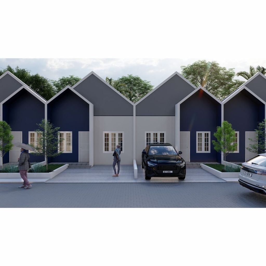 foto tampak rumah tipe 42/78 perumahan Arrain Residence 2