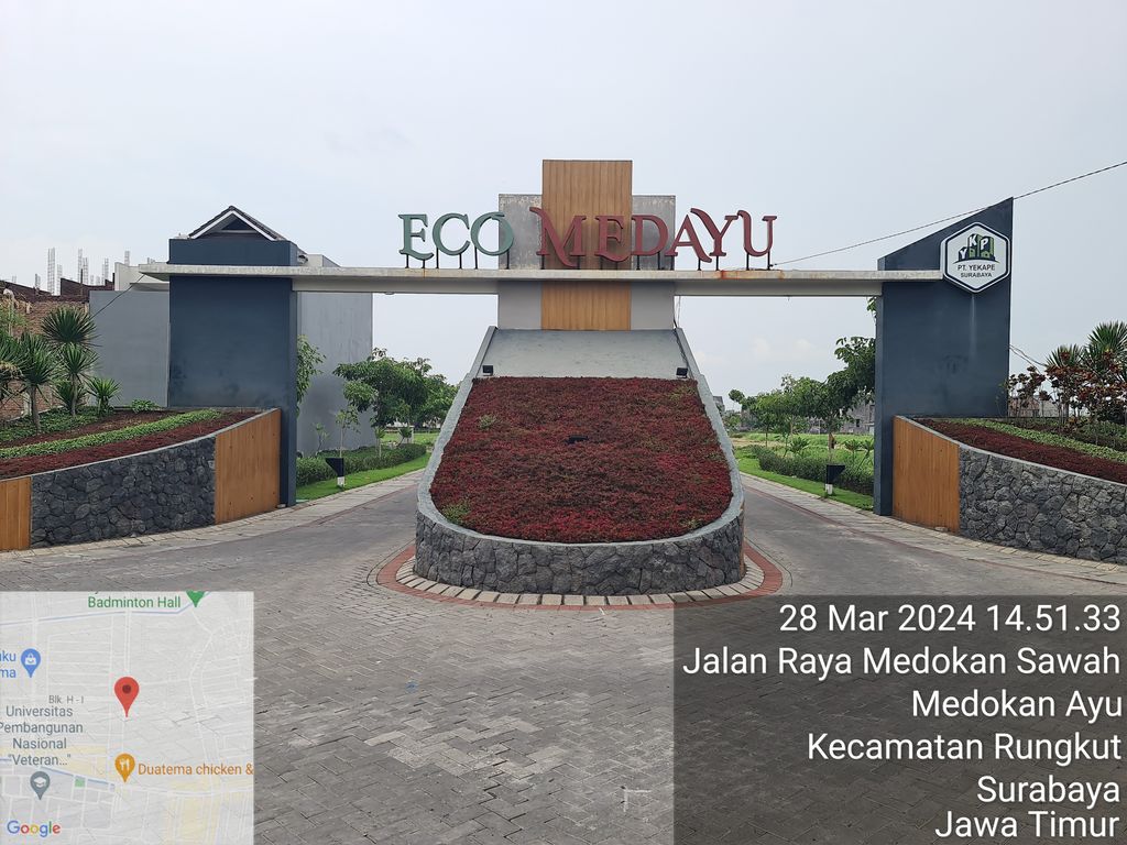 foto gerbang perumahan ECO MEDAYU