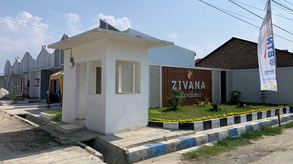 foto gerbang perumahan ZIVANA RESIDENCE