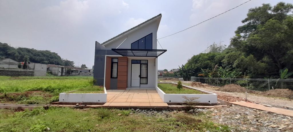 foto tampak rumah tipe New Rubidi perumahan Imanan Extension
