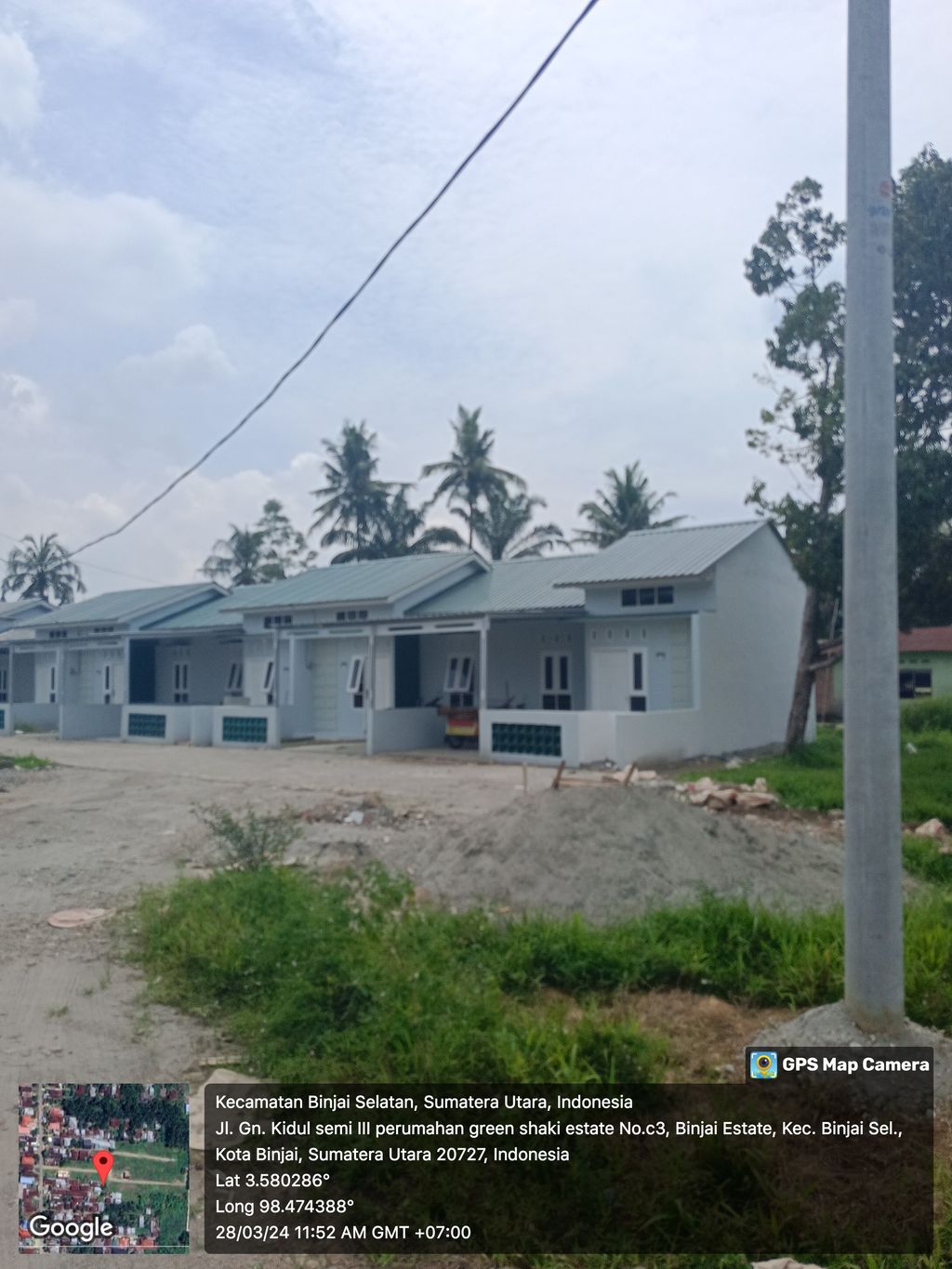 foto posisi tengah perumahan GREEN SHAKI ESTATE TAHAP II