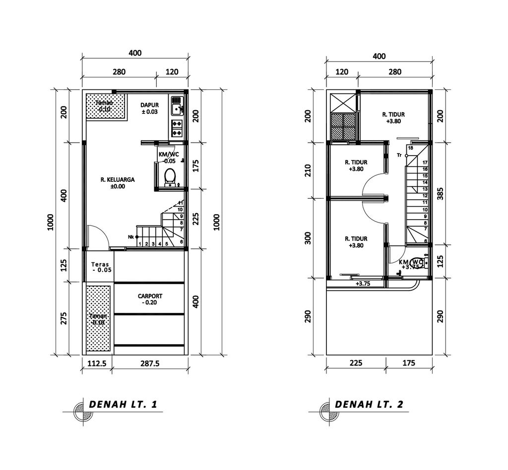 foto denah rumah tipe 47 Compact (515) perumahan G-Land Ciwastra Park 2