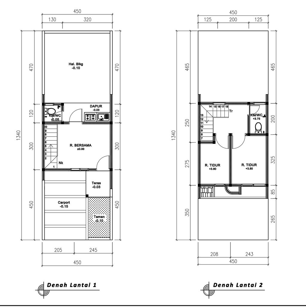 foto denah rumah tipe 41 Compact (486) perumahan G-Land Ciwastra Park 2