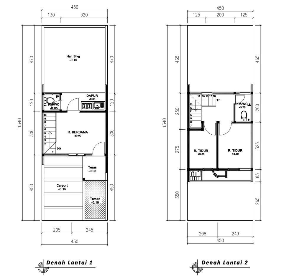 foto denah rumah tipe 50 Compact (600) perumahan G-Land Ciwastra Park 2
