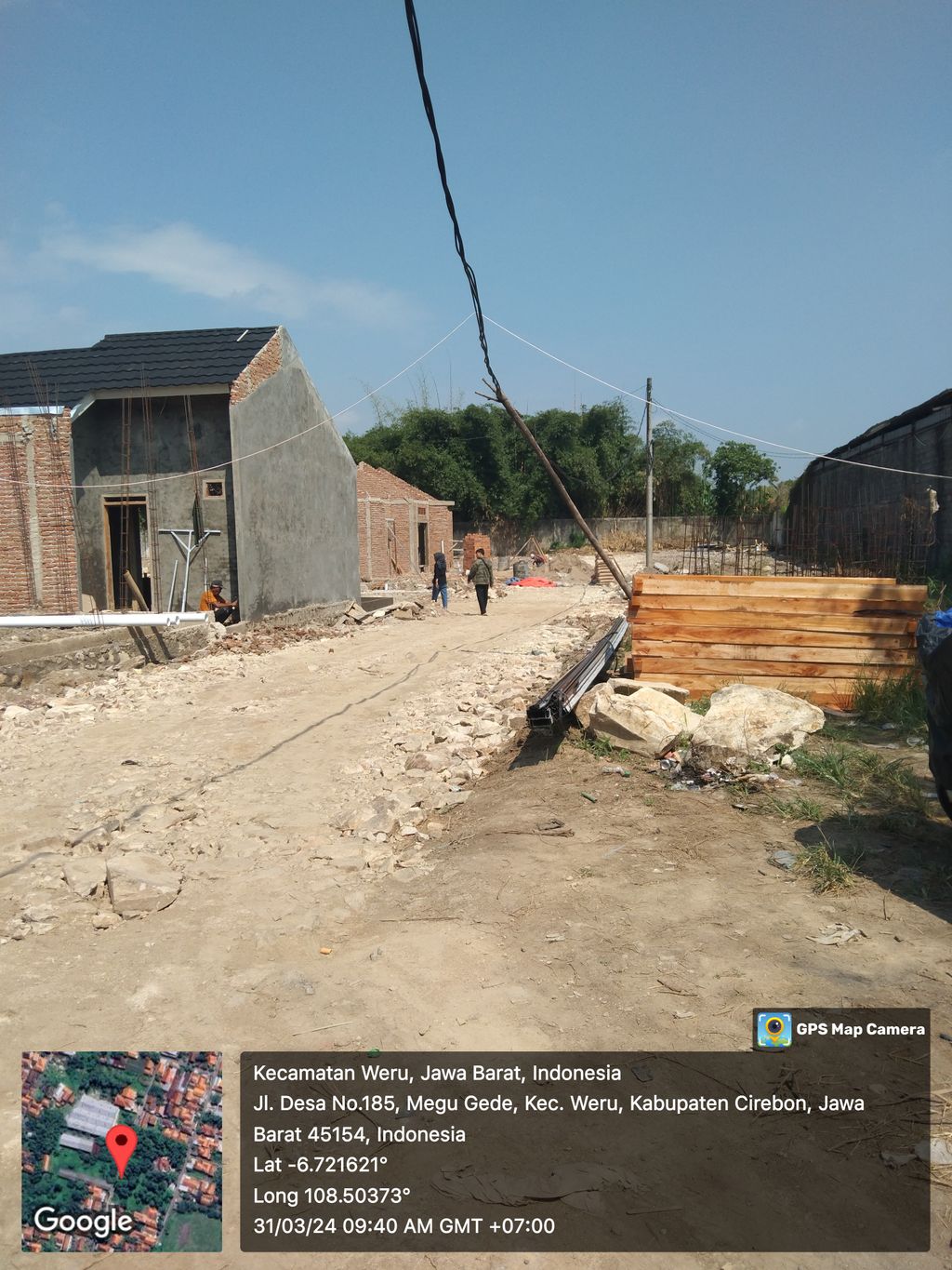 foto posisi tengah perumahan MEGA ASTER RESIDENCE