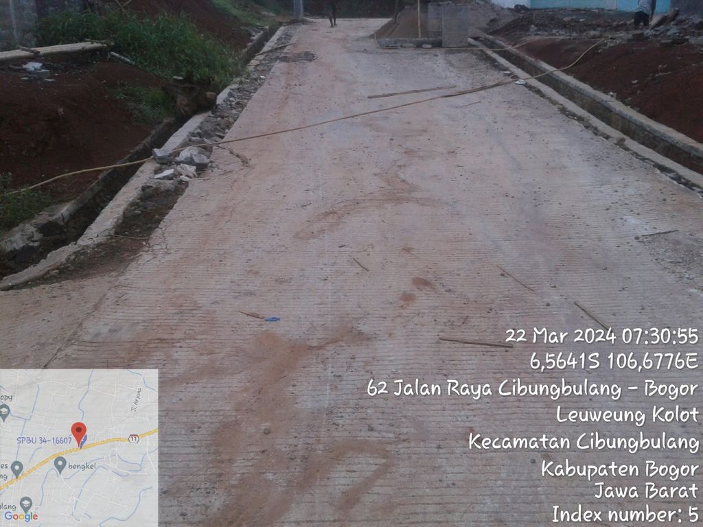 foto posisi tengah perumahan BOGOR CIAMPEA REGENCY