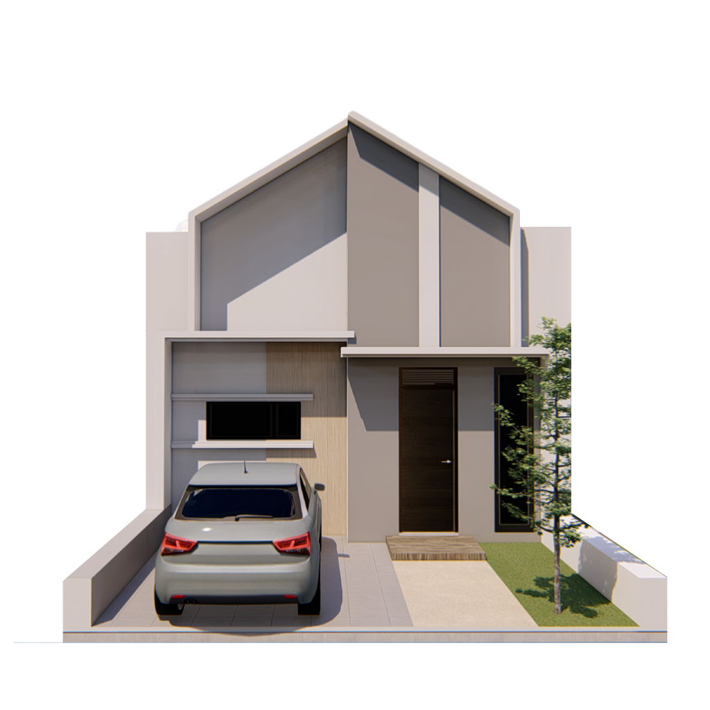foto tampak rumah tipe ZIVANA RESIDENCE perumahan ZIVANA RESIDENCE