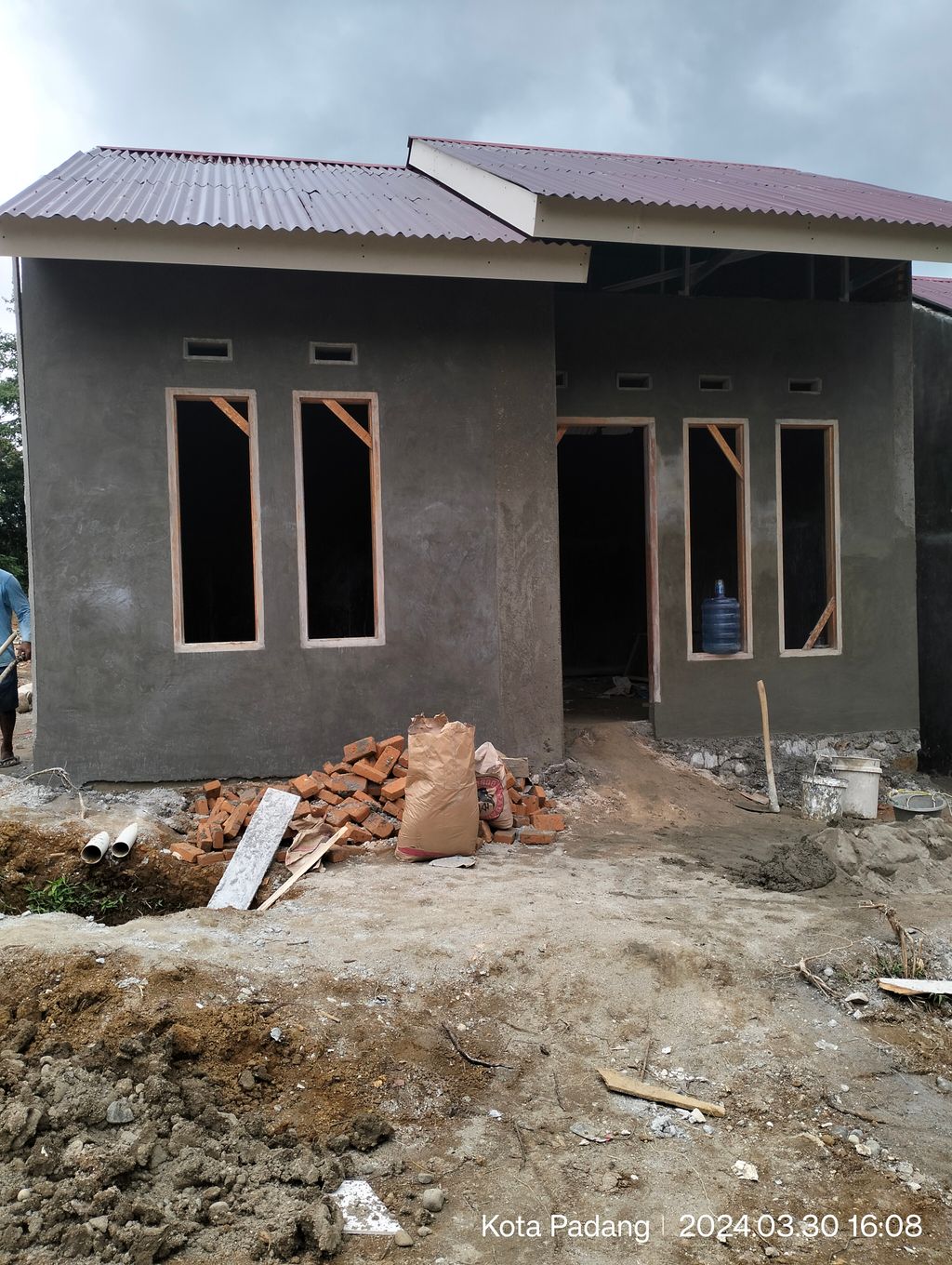 foto tampak rumah tipe 36 perumahan ABI KANDIS TELENG