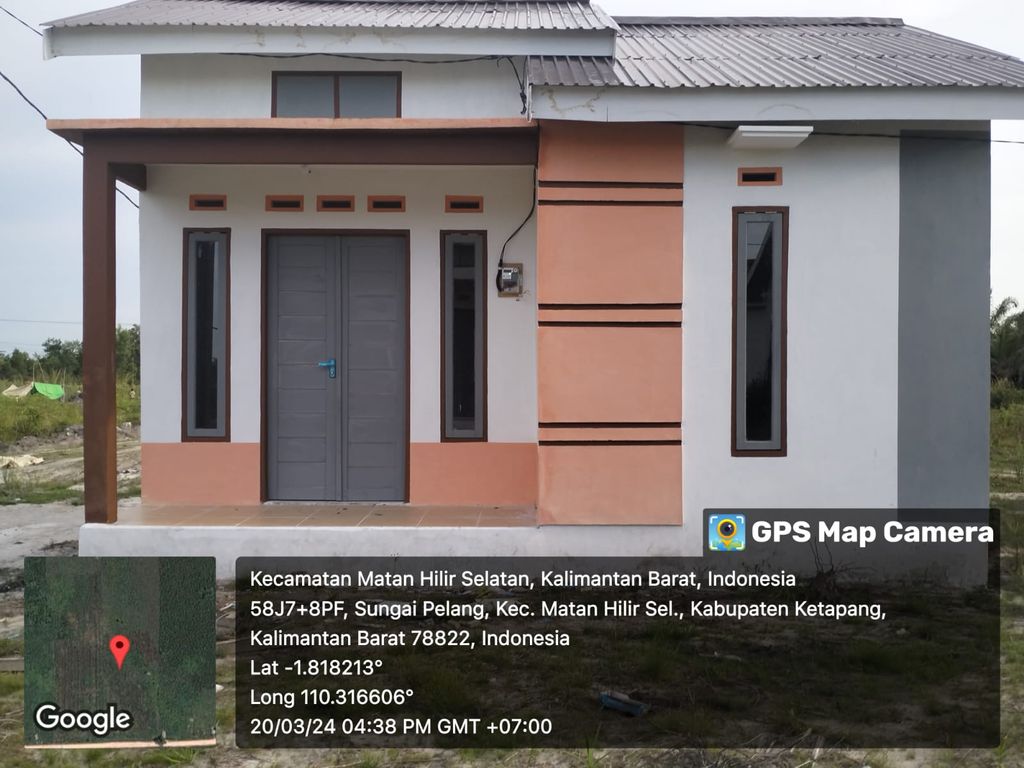 foto tampak rumah tipe 36 perumahan INDOTANI GREEN CITY