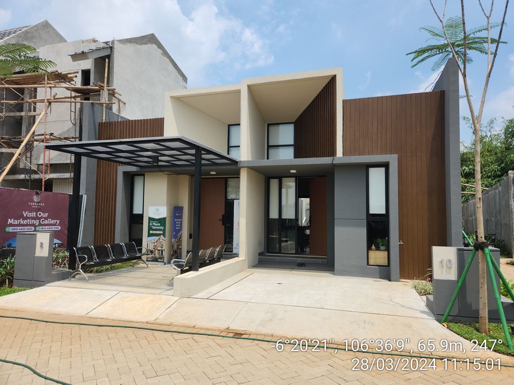foto contoh rumah perumahan Terranea Homes
