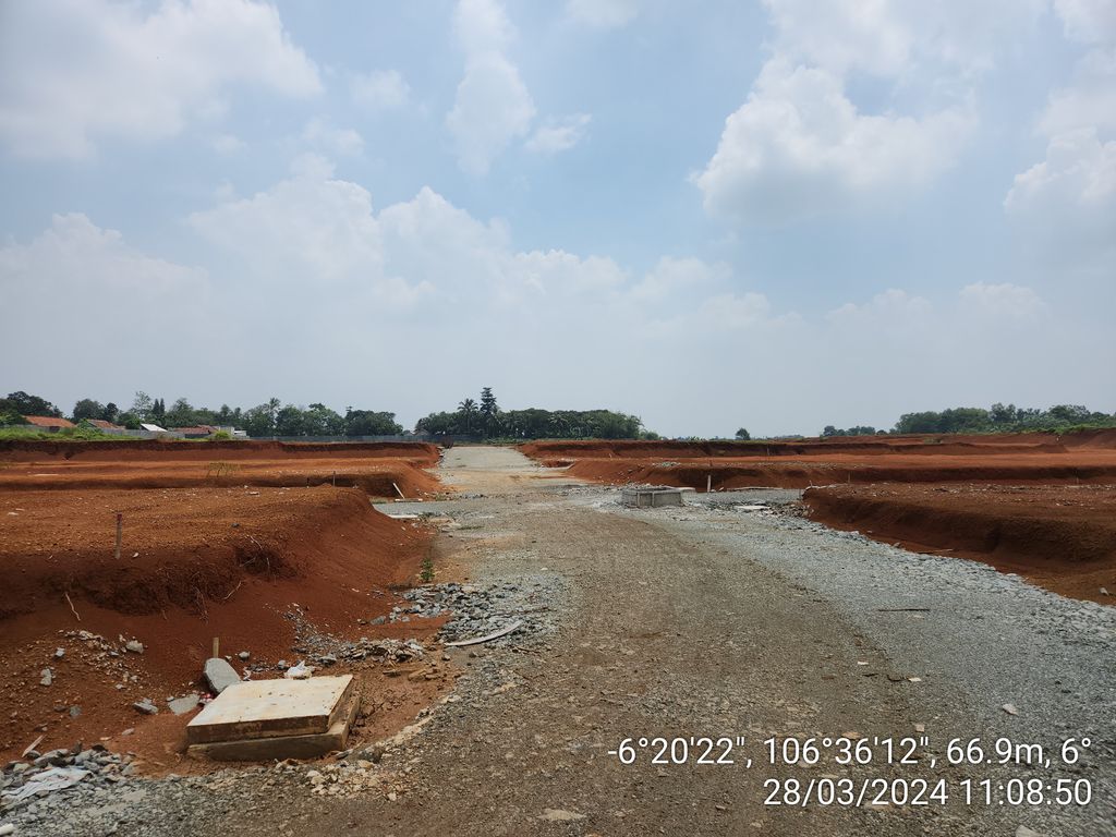 foto posisi tengah perumahan Terranea Homes