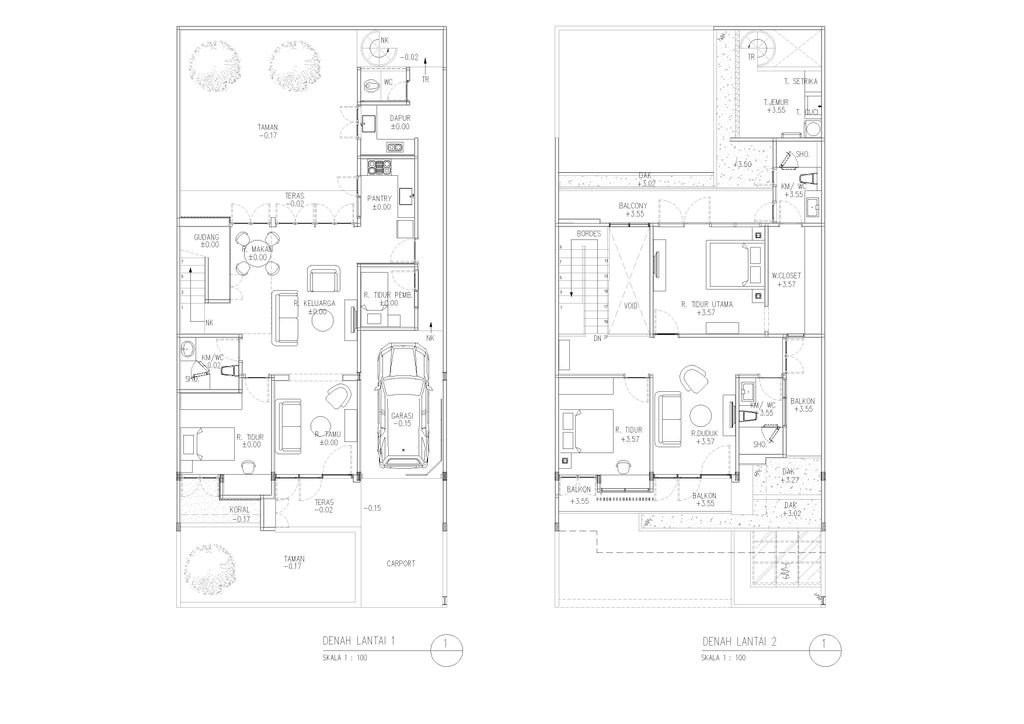 foto denah rumah tipe GRAND CELESTE 252 perumahan Cherryfield