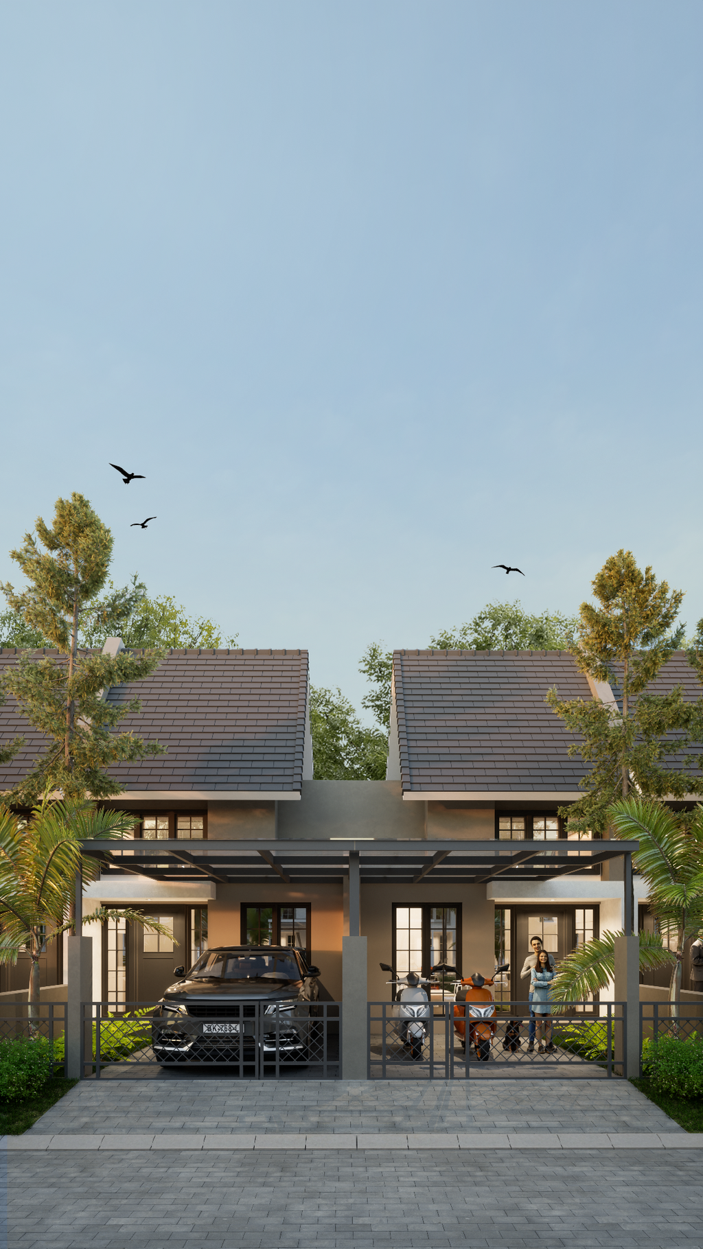 foto tampak rumah tipe CENELLA 40/60 perumahan DE NAILA GARDEN