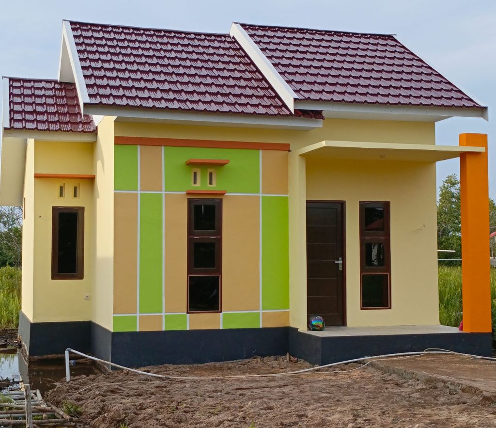 foto tampak rumah tipe subsidi griya alson perumahan Griya Alson