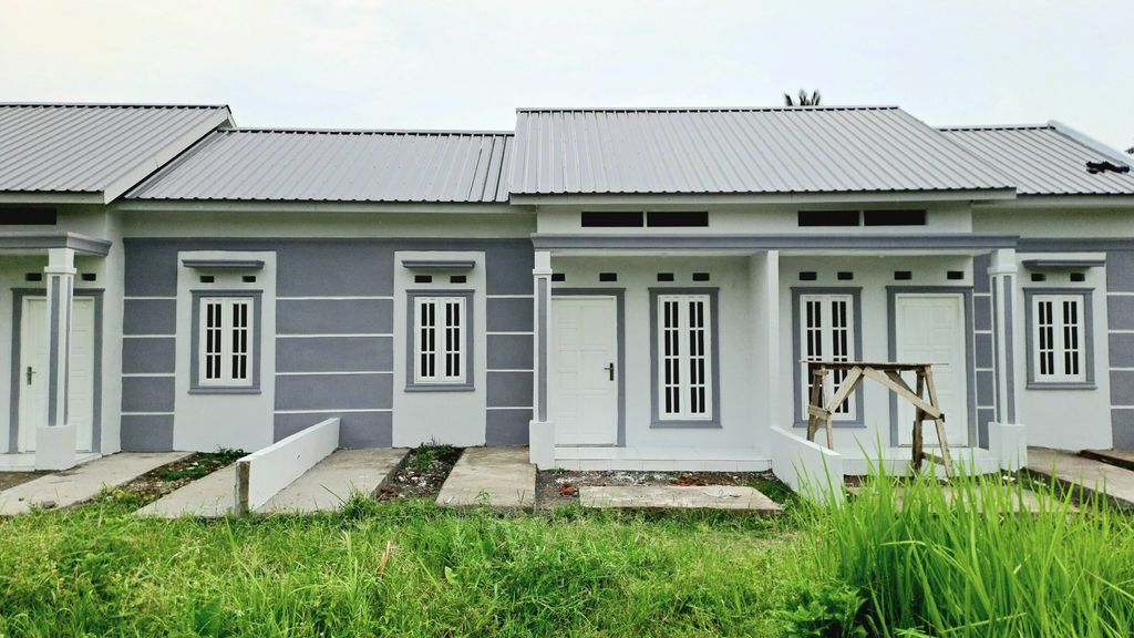 foto tampak rumah tipe 36 perumahan MENTENG GRIYA INSANI