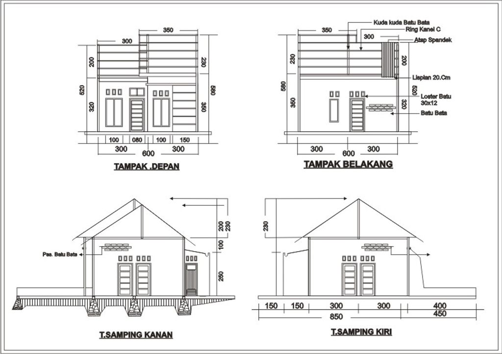 foto tampak rumah tipe 36 perumahan GRAHA 142