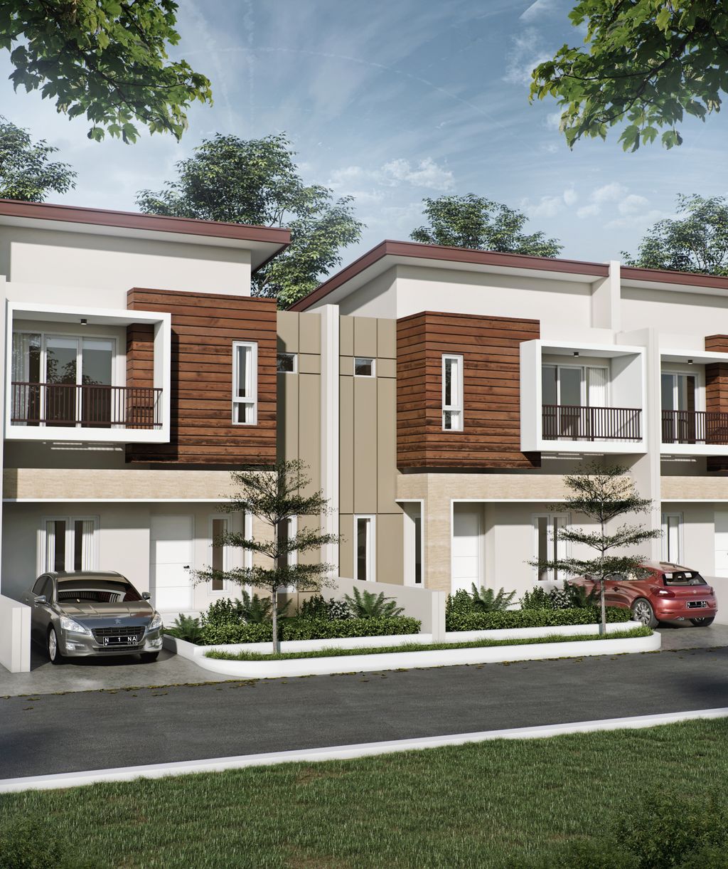 foto tampak rumah tipe MAXIMILLIAN perumahan BELLA VISTA REGENCY