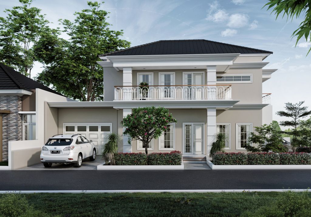 foto tampak rumah tipe VICTORIAN perumahan BELLA VISTA REGENCY