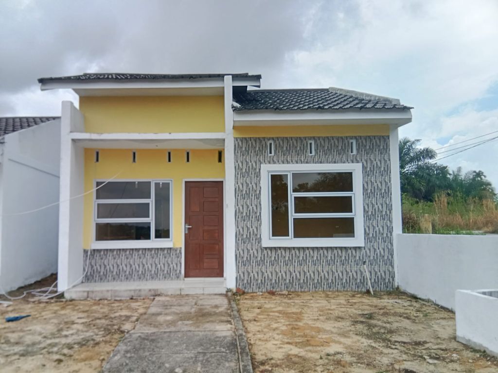 foto tampak rumah tipe 36 perumahan SUN Garden