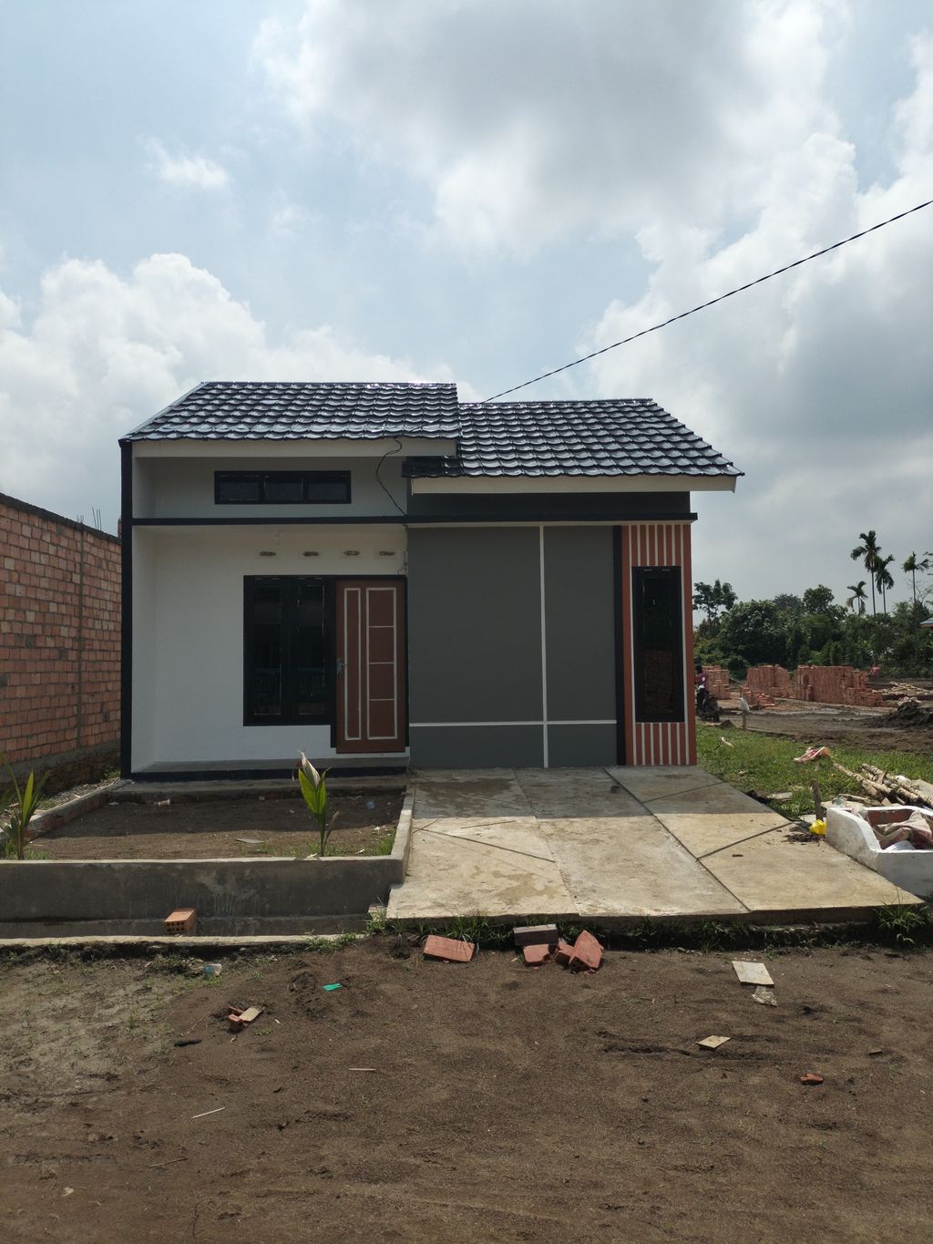 foto tampak rumah tipe 36 perumahan ARSIGA REGENCY