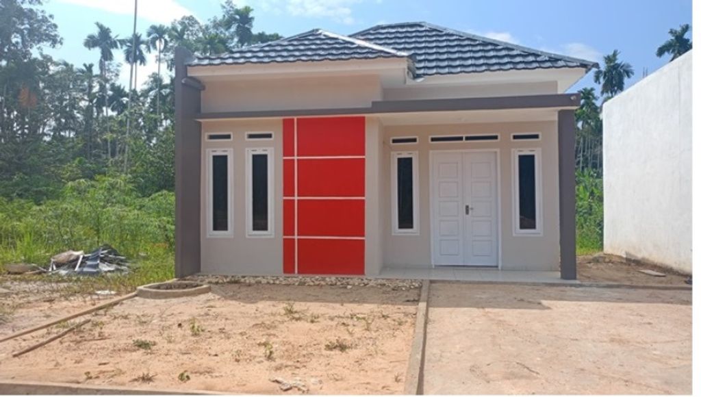 foto tampak rumah tipe 36/119 perumahan FAANZA TANGKIT RESIDENCE