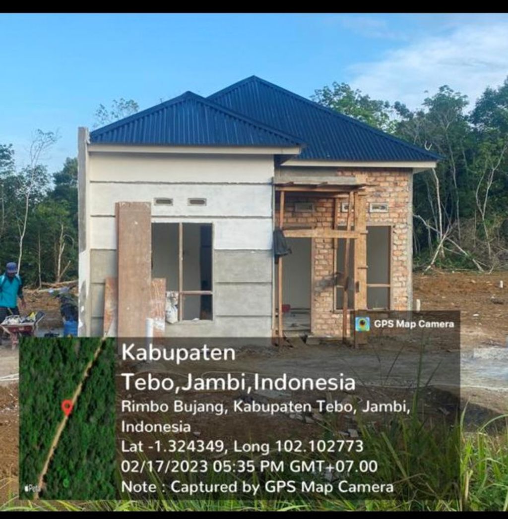 foto tampak rumah tipe RSH 36 perumahan RAJA PROPERTY 2