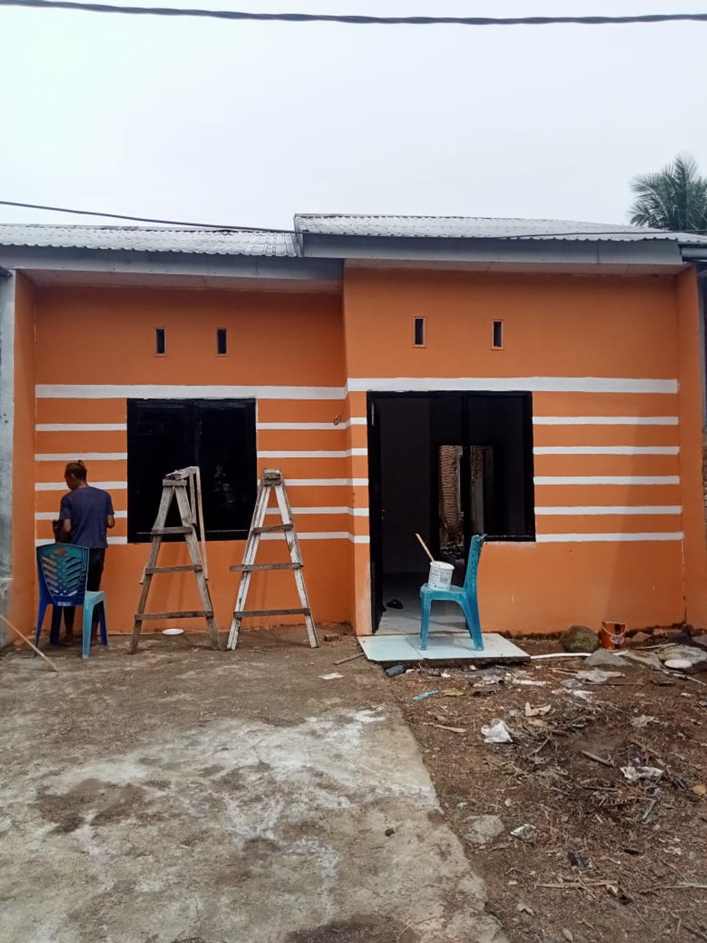 foto tampak rumah tipe 36 perumahan Al Ghifari Residens